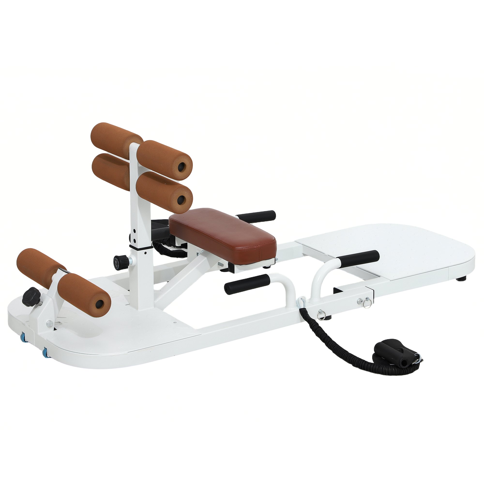 Foldable Sissy Squat Machine, Hip Thrust Machine with Push Up Stand ...