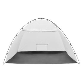 VEVOR Portable Paint Booth Tent, 115.35 x 90.55 x 74 inch Painting Tent Station, Spray Shelter with Built-in Floor & Mesh Screen, Large Space