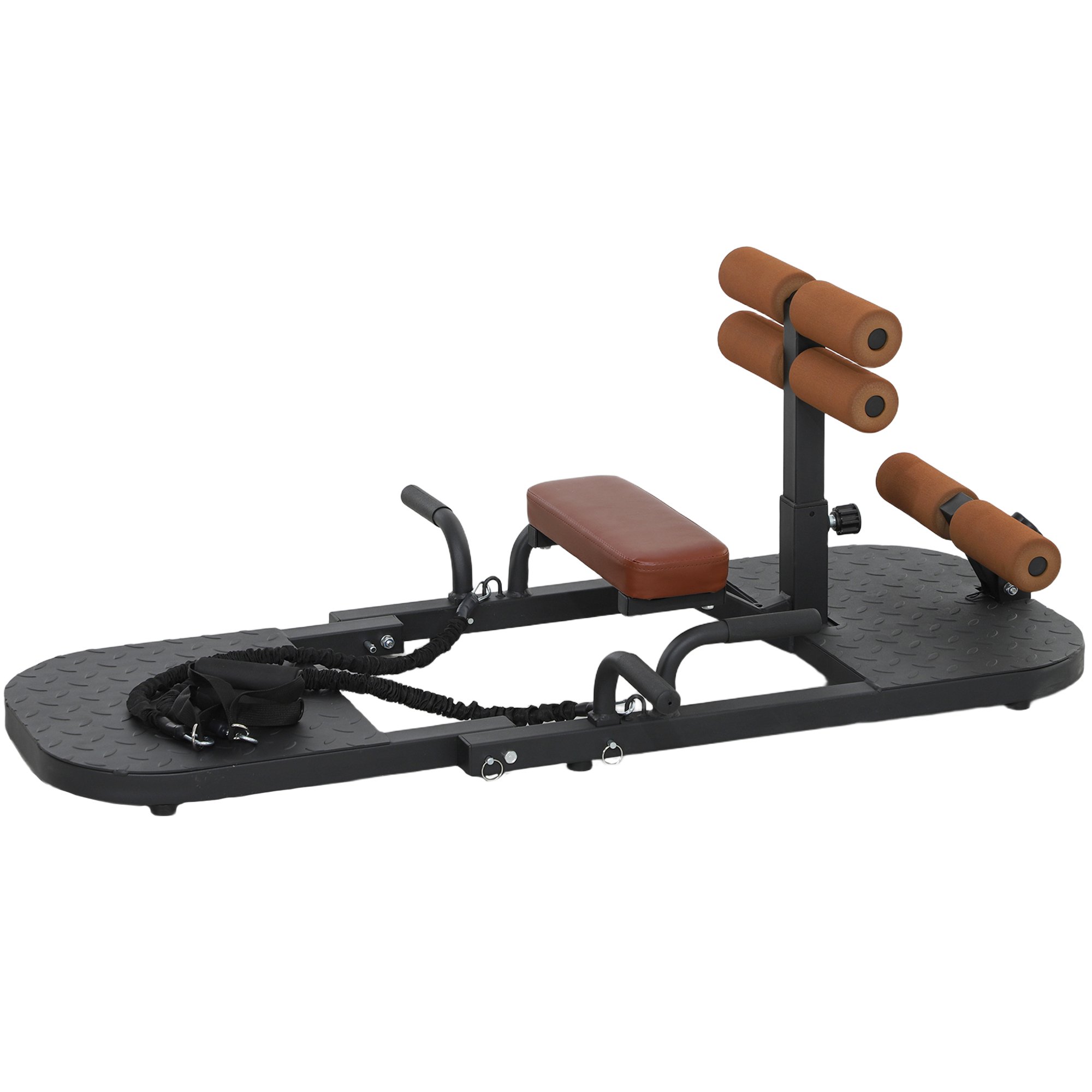 Foldable Sissy Squat Machine, Hip Thrust Machine with Push Up Stand ...