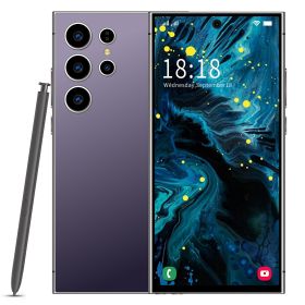 S24 Ultra Cell Phone 5G Unlocked Phone,Smartphone with Tool Pen, Android 14.0 Cell Phone 6GB+256GB Dual SIM Dual Standby OTG (Color: purple)